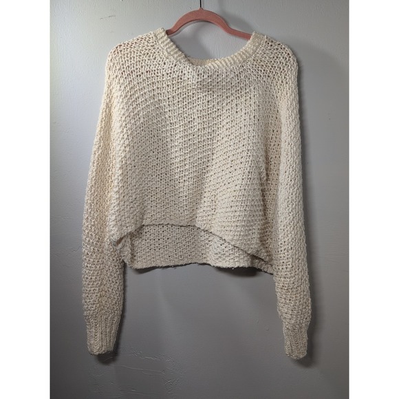 The‎ Fisher Project Cable Knit Cropped Sweater Large - Picture 1 of 10